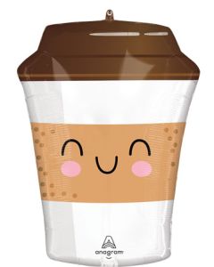 LRG SHP SIPPY FRIENDS COFFEE TO GO 21" (PKG)