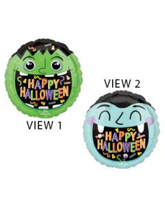 18C HAUNTED MANOR MONSTER HAPPY HALLOWEEN