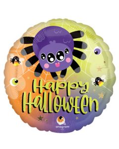18C HAPPY HALLOWEEN SPIDER WATCHFUL EYES
