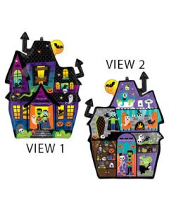LRG SHP HAUNTED MANOR 27" (PKG)