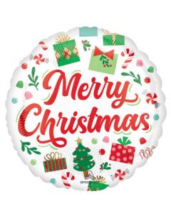 18C SANTA'S MERRY CHRISTMAS PRESENTS