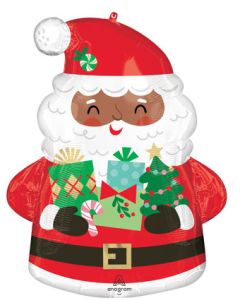 LRG SHP JOLLY OLD SANTA CLAUS 25" (PKG)