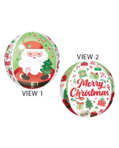ORBZ MERRY CHRISTMAS JOLLY OLD SANTA 16" (PKG)