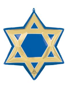 LRG SHP HANUKKAH STAR OF DAVID 24" (PKG)