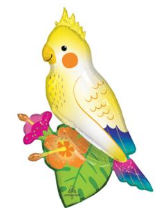 LRG SHP NEON TROPICAL PARROT 36" (PKG)
