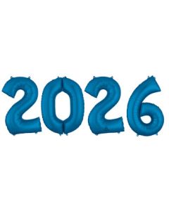 LRG SHP NUMBER BUNCH 2026 BLUE ANAGRAM (PKG)(D) sale