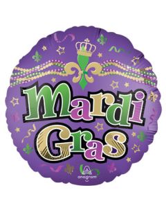 18C SATIN MARDI GRAS MAJESTIC