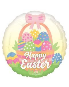 18C HAPPY EASTER EGG BASKET