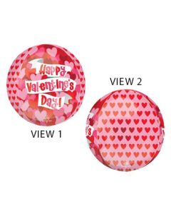ORBZ HVD PLAYFUL VALENTINE HEARTS 16" (PKG)