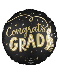 18C SATIN TWIRLING TASSELS CONGRATS GRAD