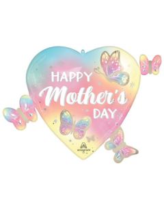 LRG SHP SATIN HMD FLUTTERING DREAMS 32" (PKG)
