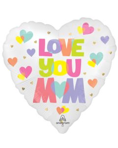 28H SATIN PLAYFUL BRIGHTS LOVE YOU MOM (PKG)