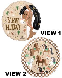 18C YEE HAW HORSE (PKG)