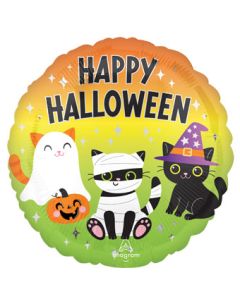 18C HAPPY HALLOWEEN PURR-FECT PARTY CATS