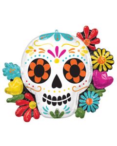 LRG SHP SUGAR SKULL HOTHOUSE HERITAGE 27" (PKG)