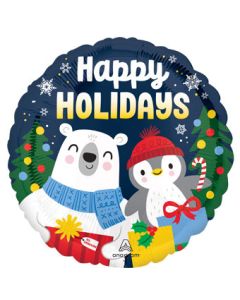 18C HAPPY HOLIDAYS FROSTED FRIENDS