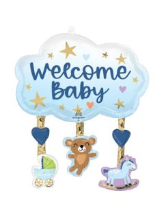 LRG SHP TINY TREASURES BOY 29" (PKG)