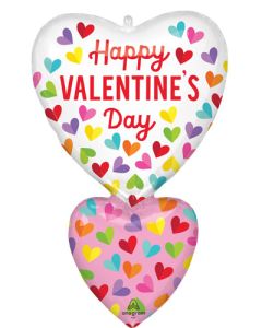 LRG SHP HVD HEARTS IN MOTION 31" (PKG)