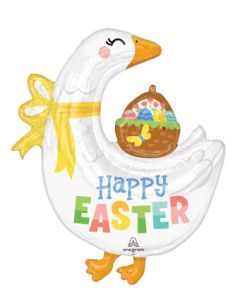 LRG SHP EASTER COTTAGECORE GOOSE 34" (PKG)