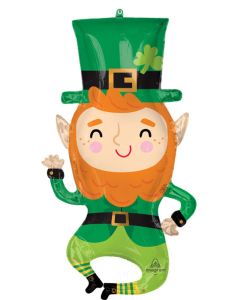 LRG SHP LEPRECHAUN CHARM 35" (PKG)