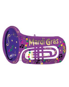LRG SHP MARDI GRAS MELODY 25" (PKG)