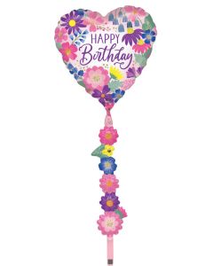 AIRWALKER HB GARDEN FLORALS  FOIL-TAIL 24" X 69" (PKG)