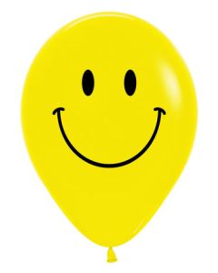 5C SEMPERTEX SMILEY FASHION YELLOW 1 SIDED (BAG 100)