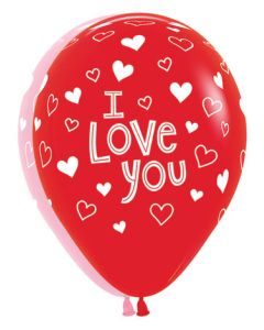 11C SEMPERTEX LOVE YOU HEARTS ARD ASST (BAG 50)