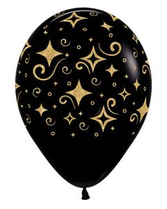 11C SEMPERTEX GOLDEN DIAMOND ARD GLITTER INK BLACK (BAG50)