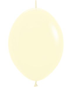 LINKOLOON 12" SEMPERTEX PASTEL MATTE YELLOW (BAG 50)