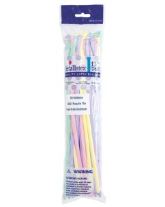 260B SEMPERTEX ASST PASTEL MATTE NOZZLES UP (BAG 50)