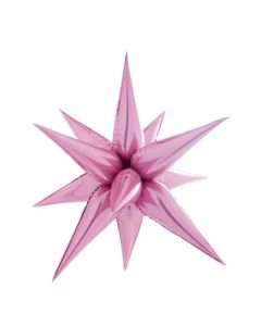 STARBURST LARGE LIGHT PINK 40" (MULTI-BALLOON)(PKG)