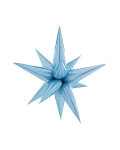 STARBURST LARGE LIGHT BLUE 40" (MULTI-BALLOON)(PKG)