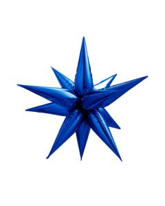 STARBURST LARGE NAVY BLUE 40" (MULTI-BALLOON)(PKG)