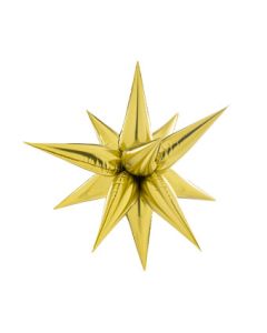 STARBURST SMALL GOLD 26" (MULTI-BALLOON)(PKG)