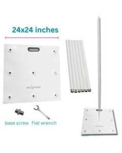 DECOBASE OUTDOOR METAL COLUMN KIT 7 ft tall, 24" X 24" BASE