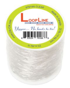 LOOP LINE CLEAR (25 M / 82 FT) 25LB TEST