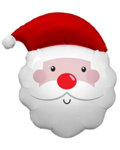 LRG SHP FEELIN FESTIVE SANTA CLAUS 24" (PKG)