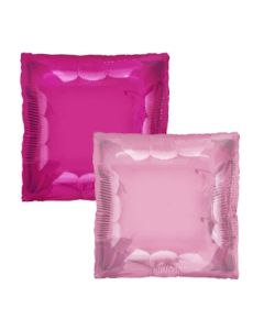 LRG SHP HOT PINK/BABY PINK SQUARED 24" (PKG)