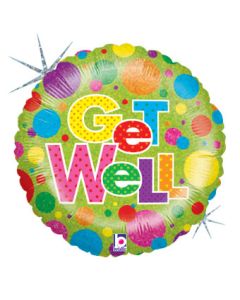9C GET WELL LOTS OF DOTS AIR FILL ONLY