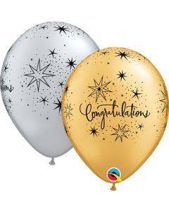 11C CONGRATULATIONS GOLD & SILVER ASST (BAG 50)(D) sale