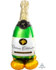 AIRLOONZ CHAMPAGNE WINE BOTTLE 60" (PKG)