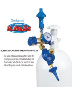 BUBBLE INFLATOR 60/40 MODEL WITH PUSH VALVE