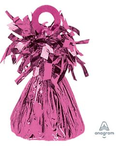 WEIGHT SMALL ANAGRAM FOIL BRIGHT PINK 150 GRAMS (PK12)