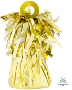 WEIGHT SMALL ANAGRAM FOIL YELLOW 150 GRAMS (PK12)