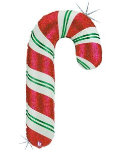 LRG SHP CANDY CANE 41" (HOLO)(BAG 1)(D) sale