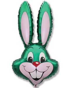 LRG SHP FLEXMETAL BUNNY RABBIT HEAD GREEN 35"