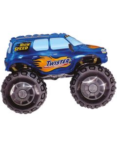 LRG SHP FLEXMETAL BIG WHEELS MONSTER TRUCK BLUE 30"