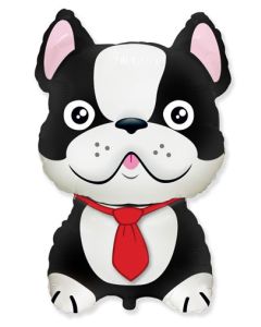 LRG SHP FLEXMETAL FRENCH BULLDOG BLACK 28"