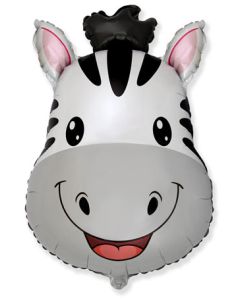 LRG SHP FLEXMETAL ZEBRA HEAD 27"